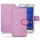 Funda de piel Samsung Galaxy Grand Prime - Lilas ( Nappa - Pantone 2645U ) 
