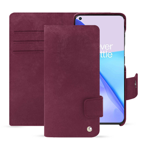 Housse portefeuille premium pour OnePlus 11Prune vintage ( Pantone #612434 ) 