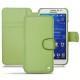 Lederschutzhülle Samsung Galaxy Grand Prime - Vert olive ( Nappa - Pantone 578U ) 