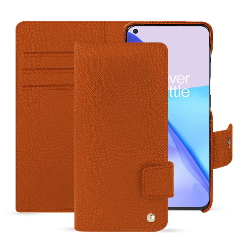 Custodia premium a portafoglio per OnePlus 11Orange vibrant ( Pantone #e36b39 ) 