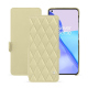 Capa em pele OnePlus 11 - Beige - Couture ( Nappa - Pantone #ceb888 ) 