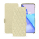 硬质真皮保护套 OnePlus 11 Pro - Ivoire - Couture ( Pantone #d6d6c6 ) 