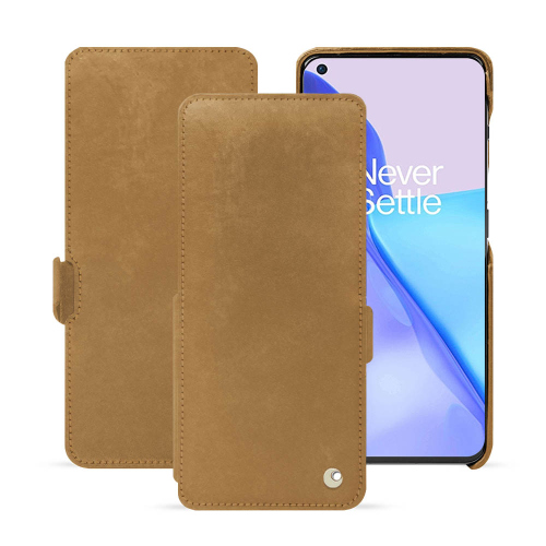 Funda de piel de lujo para OnePlus 11Sable vintage ( Pantone #9b7340 ) 