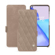 Funda de piel OnePlus 11 - Taupe vintage - Couture ( Pantone #591d16 ) 