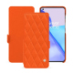 Lederschutzhülle OnePlus 11 Pro - Orange fluo - Couture ( Pantone #ff5406 ) 