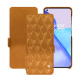 Housse cuir OnePlus 11 - Or Maïa - Couture ( Pantone 871C ) 