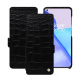 Housse cuir OnePlus 11 - Crocodile nero ( Noir / Black) 