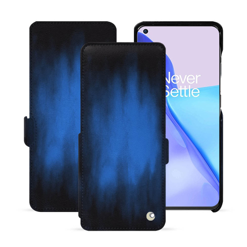 Custodia di lusso in pelle per OnePlus 11Bleu Patine