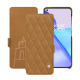 OnePlus 11 leather case - Castan esparciate - Couture ( Pantone #824F2A )