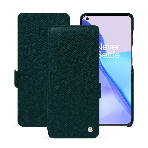 Funda de piel de lujo para OnePlus 11Vert séduisant ( Pantone #1d3c34 ) 