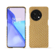 Capa em pele OnePlus 11 - Serpent sabbia ( Pantone #D2BA92 )