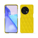 Funda de piel OnePlus 11 - Jaune fluo - Couture ( Pantone #c9ff57 ) 