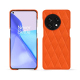 가죽 커버 OnePlus 11 - Orange fluo - Couture ( Pantone #ff5406 ) 
