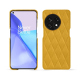 가죽 커버 OnePlus 11 - Jaune soulèu - Couture ( Pantone #F3B934 )