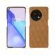 Coque cuir OnePlus 11 - Castan esparciate - Couture ( Pantone #824F2A )