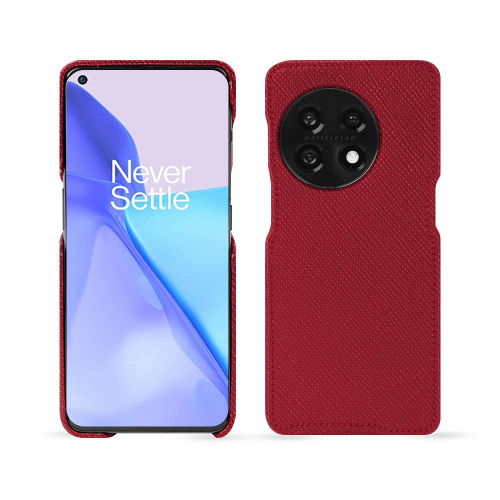 Coque arrière premium pour Oneplus 11Rouge passion ( Pantone #a6192e ) 