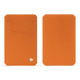 Porte cartes X2 - Orange ( Nappa - Pantone #ff9351 ) 