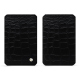 Porte cartes X2 - Crocodile nero ( Noir / Black) 