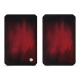 Porte cartes X2 - Rouge Patine