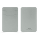 Porte cartes X2 - Gris PU ( Pantone #c1c6c8 ) 