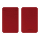 X2-Kartenhalter - Rouge PU ( Pantone #d50032 )