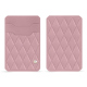 X2-Kartenhalter - Rose - Couture ( Nappa - Pantone #efbae1 ) 
