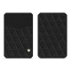 Porte cartes X2 - Ebène - Couture ( Noir / Black ) 