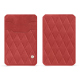 Porte cartes X2 - Cerise vintage - Couture ( Pantone #a6302e ) 