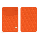 Portacarte X2 - Orange fluo - Couture ( Pantone #ff5406 ) 