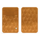Portacarte X2 - Or Maïa - Couture ( Pantone 871C ) 