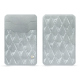 X2-Kartenhalter - Platinium - Couture ( Pantone 877C ) 
