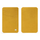 Porte cartes X2 - Jaune soulèu ( Pantone #F3B934 )