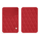 X2-Kartenhalter - Rouge troupelenc - Couture ( Pantone #AB191A )