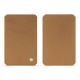 Porte cartes X2 - Beige Veggie ( Pantone #dab9a1 ) 