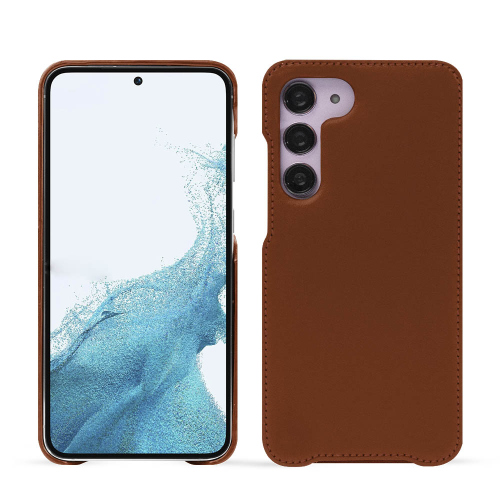 Funda de lujo para Samsung Galaxy S23Marron ( Nappa - Pantone #8B4720 ) 