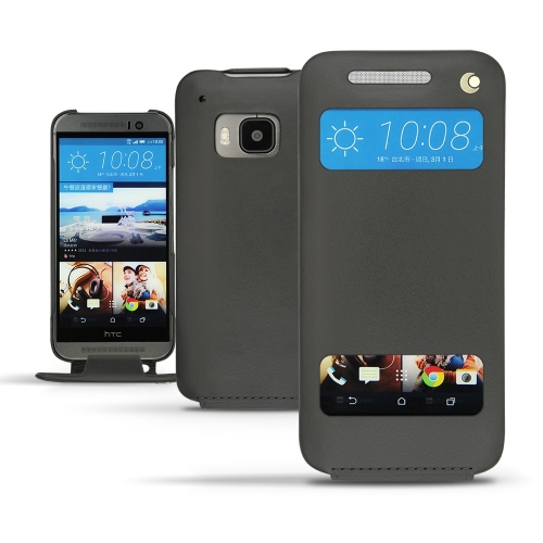 HTC One M9 leather case - Noir ( Nappa - Black ) 