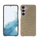 Custodia in pelle Samsung Galaxy S23 - Autruche desert ( Pantone #A39382 ) 