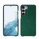 硬质真皮保护套 Samsung Galaxy S23 - Crocodile pino ( Pantone #173F35 ) 