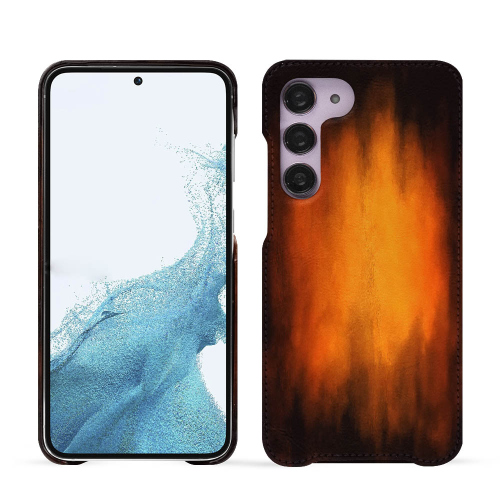 Custodia Deluxe per Samsung Galaxy S23Fauve Patine