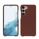 Samsung Galaxy S23 leather cover - Marron délicat ( Pantone #95614d) 