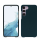 Samsung Galaxy S23 leather cover - Bleu Veggie ( Pantone #3f5864 ) 