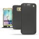 Samsung SM-G920A Galaxy S6 leather case - Noir ( Nappa - Black ) 