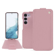 Housse cuir Samsung Galaxy S23 - Rose ( Nappa - Pantone #efbae1 ) 