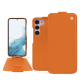 Housse cuir Samsung Galaxy S23 - Orange ( Nappa - Pantone #ff9351 ) 