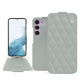 Funda de piel Samsung Galaxy S23 - Gris - Couture ( Nappa - Pantone #c1c6c8 ) 