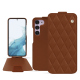 Funda de piel Samsung Galaxy S23 - Marron - Couture ( Nappa - Pantone #8B4720 ) 