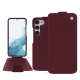 Housse cuir Samsung Galaxy S23 - Lie de vin ( Pantone #412234 ) 