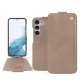 Funda de piel Samsung Galaxy S23 - Taupe vintage ( Pantone #bda790 ) 