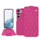 Housse cuir Samsung Galaxy S23 - Rose BB - Couture ( Pantone #DB599F )