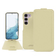 Funda de piel Samsung Galaxy S23 - Beige PU ( Pantone #ceb888 ) 